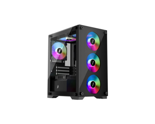 Корпус 1stPlayer X2-M-BK-4F1