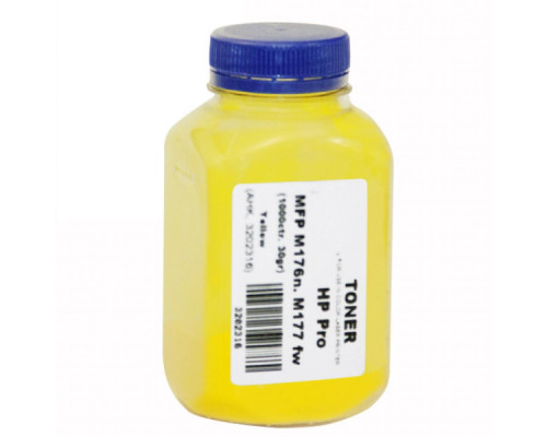 Тонер HP Pro MFP M176n/176fw 30г Yellow +chip AHK (3202341)
