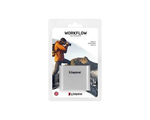 Зчитувач флеш-карт Kingston Workflow Dual-Slot SDHC/SDXC UHS-II (WFS-SD) Зчитувач флеш-карт Kingston Workflow Dual-Slot SDHC/SDXC UHS-II (WFS-SD)