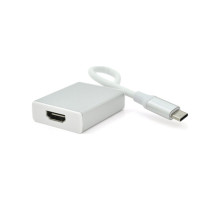 Перехідник USB-C to HDMI F 0.1m 4K silver Voltronic (YT-C-Type-C(M)/HDMI(F)S)