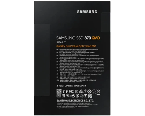 Накопичувач SSD 2.5" 8TB Samsung (MZ-77Q8T0BW) Накопичувач SSD 2.5" 8TB Samsung (MZ-77Q8T0BW)