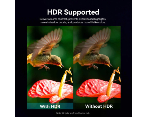 Кабель мультимедійний HDMI M to HDMI M 35.0m 4K fiber optic black Vention (ALSBU)