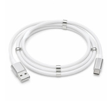 Дата кабель USB 2.0 AM to USB-C 1.0m 2.4A white XoKo (XK-UTC-001-WH)