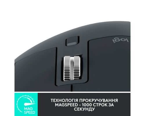 Мишка Logitech MX Master 3S for Business Performance Wireless/Bluetooth Graphite (910-006582)