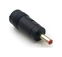 Перехідник DC 5.5x2.1mm (мама) - 3.5х1.35mm (папа) Red Voltronic (22516 / YT-A-5.5x2.1F/3,5х1,35M-R)