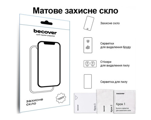 Скло захисне BeCover Matte Anti-Glare Lenovo Idea Tab Pro 12.7" (713436)