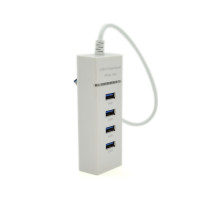 Концентратор Voltronic USB 3.0 to 4xUSB white (NX-UH-303W)