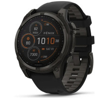 Смарт-годинник Garmin fenix 8 51mm,Saph Solar,CrbnGry Ti/Blk,Blk/PblGryBnd (010-02907-11)