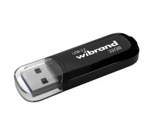 USB флеш накопичувач Wibrand 32GB Marten Black USB 3.2 Gen 1 (USB 3.0) (WI3.2/MA32P10B)