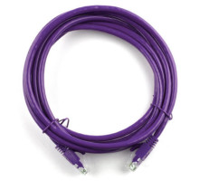 Патч-корд 1м, RJ-45, Cat.5e, CU, мідь, фіолетовий Ritar (PCR-CU/1Pe / 04269)