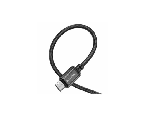 Дата кабель USB 2.0 AM to Micro 5P 1.0m black BOROFONE (6974443389029)