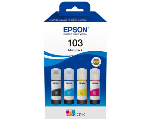Контейнер з чорнилом Epson 103 Multipack (C,M,Y,Bk) (C13T00S64A)