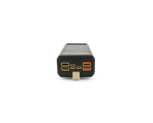 Батарея універсальна ACL 30000mAh, SOLAR, TypeC + Lighting, Black (PW-90B)