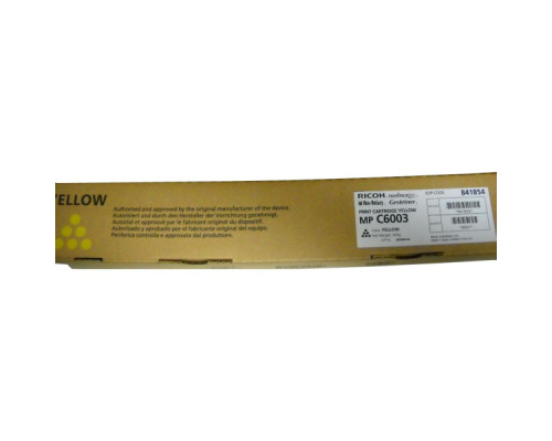 Тонер-картридж Ricoh MPC6003 YELLOW 22.5К (841854)