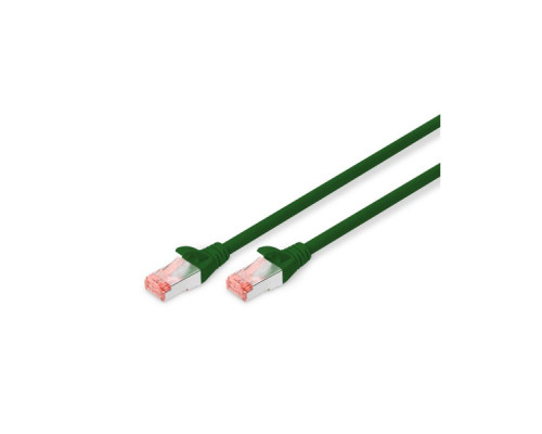 Патч-корд 1м, CAT 6 S-FTP, AWG 27/7, LSZH, green Digitus (DK-1644-010/G)