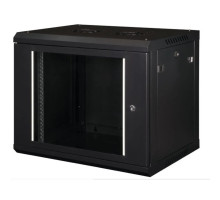 Шафа настінна Hypernet 9U 19" 600x600 ProLine (PL-WMNC66-9U-BLACK)