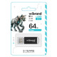 USB флеш накопичувач Wibrand 64GB Cougar Black USB 2.0 (WI2.0/CU64P1B)