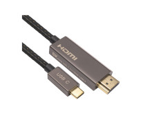 Кабель мультимедійний USB-C to HDMI 2.0m Cabletime (CA914258)