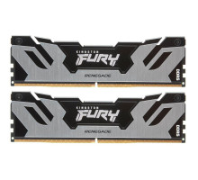 Модуль пам'яті для комп'ютера DDR5 32GB (2x16GB) 6400 MHz FURY Renegade Silver Kingston Fury (ex.HyperX) (KF564C32RSK2-32)
