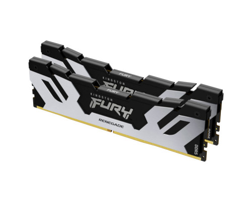 Модуль пам'яті для комп'ютера DDR5 32GB (2x16GB) 6400 MHz FURY Renegade Silver Kingston Fury (ex.HyperX) (KF564C32RSK2-32)