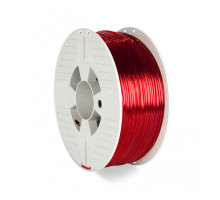 Пластик для 3D-принтера Verbatim PETG, 2,85 мм, 1 кг, red-transparent (55062)