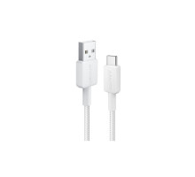 Дата кабель USB 2.0 AM to Type-C 0.9m 322 White Anker (A81H5H21/A81H5G21)
