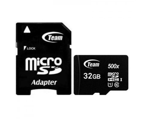 Карта пам'яті Team 32Gb microSDHC class 10 (TUSDH32GCL10U03)