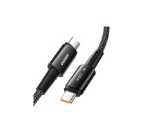 Дата кабель USB-C to USB-C 0.5m 100W black Essager (EXCTT1-CGB01)