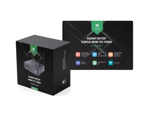 Комп'ютер Vinga Mini PC V660 (V6601235U.16256W1H) Комп'ютер Vinga Mini PC V660 (V6601235U.16256W1H)