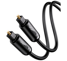 Кабель мультимедійний Optical Toslink 1.5m AV122 black Ugreen (70891)