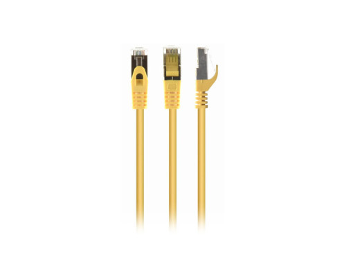Патч-корд 2м S/FTP Cat 6A CU LSZH yellow Cablexpert (PP6A-LSZHCU-Y-2M)