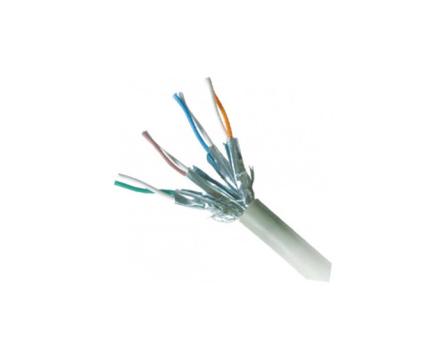 Патч-корд 2м S/FTP Cat 6A CU LSZH yellow Cablexpert (PP6A-LSZHCU-Y-2M)