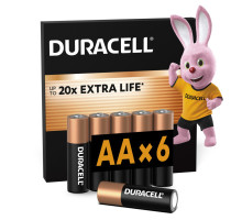 Батарейка Duracell AA лужні 6 шт. в упаковці (5007757)