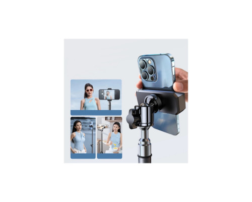 Штатив RTAKO RLD-001 1.7M Matte Carbon Steel Tripod Black (6975068278620)