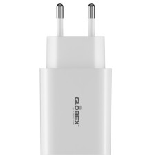 Зарядний пристрій Globex USB-C 20W FastPower white (20WC1A)