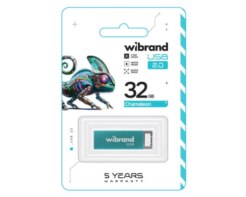USB флеш накопичувач Wibrand 32GB Chameleon Light Blue USB 2.0 (WI2.0/CH32U6LU) USB флеш накопичувач Wibrand 32GB Chameleon Light Blue USB 2.0 (WI2.0/CH32U6LU)