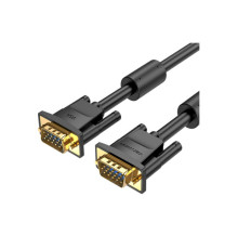 Кабель мультимедійний VGA 15M-15M 1.5m ferrite Vention (DAEBG)