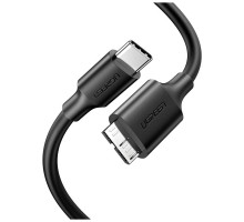 Дата кабель USB-C 3.1 to Micro USB 3.0 1.0m 3A US312 black Ugreen (20103)