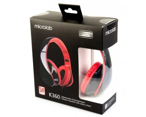 Навушники Microlab K360 Black Навушники Microlab K360 Black