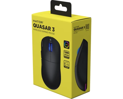 Мишка Hator Quasar 3 Wireless Black (HTM730)