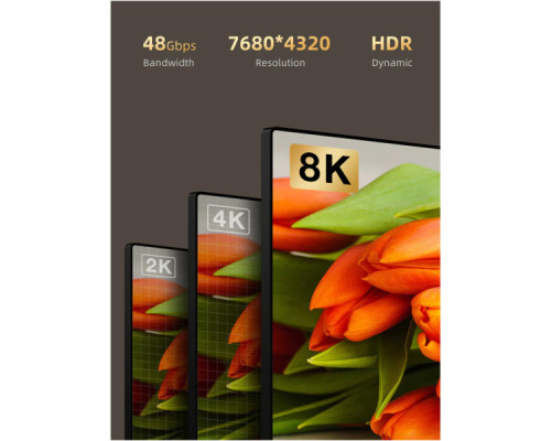Кабель мультимедійний HDMI M to HDMI M 50.0m V2.1 AOC Cabletime (CA914036)