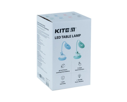 Настільна лампа Kite Cloudy Bear LED з акумулятором, зелена (K24-493-2-4) Настільна лампа Kite Cloudy Bear LED з акумулятором, зелена (K24-493-2-4)