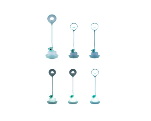 Настільна лампа Kite Cloudy Bear LED з акумулятором, зелена (K24-493-2-4) Настільна лампа Kite Cloudy Bear LED з акумулятором, зелена (K24-493-2-4)