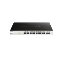 Комутатор мережевий D-Link DGS-1210-24P