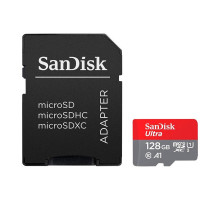 Карта пам'яті SanDisk 128GB microSD class 10 UHS-I Ultra (SDSQUAB-128G-GN6MA)