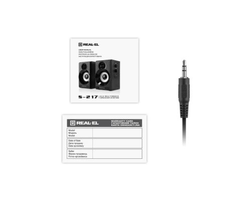 Акустична система REAL-EL S-217 Black (EL121200013) Акустична система REAL-EL S-217 Black (EL121200013)