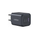 Зарядний пристрій UGREEN 2xUSB-C PD45W + 1xUSB QC3.0 GaN X527 gray (65156B)