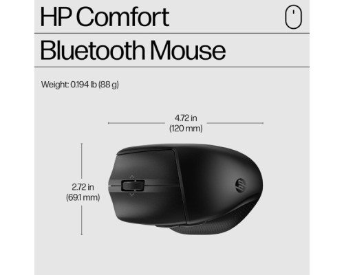 Мишка HP 480 Comfort Bluetooth Black (8T6M3AA)