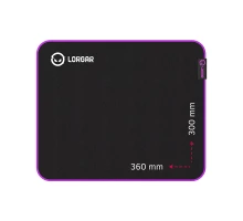Килимок для мишки Lorgar Main 313 Black/Purple (LRG-GMP313)