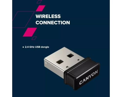 Клавіатура Canyon HKB-W03 Wireless UA Grey (CNS-HKBW03DG) Клавіатура Canyon HKB-W03 Wireless UA Grey (CNS-HKBW03DG)
